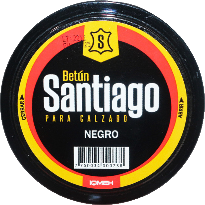betun para zapatos color negro