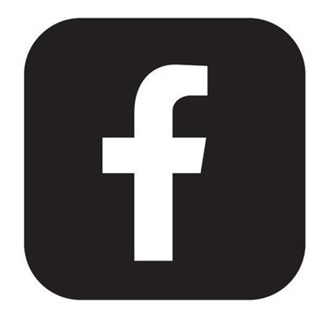 icono de facebook en fondo blanco